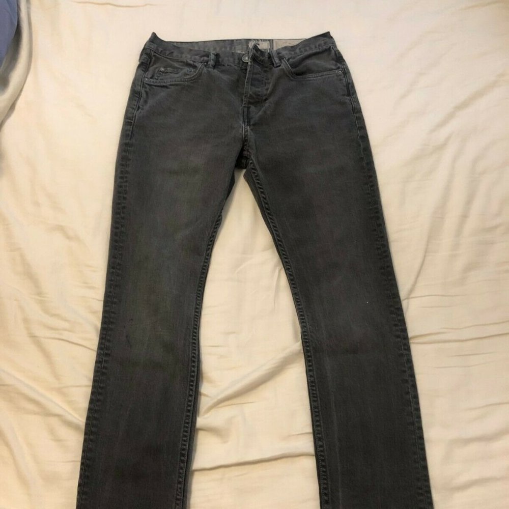 AllSaints Men’s Razor skinny fit Denim Dark Grey J